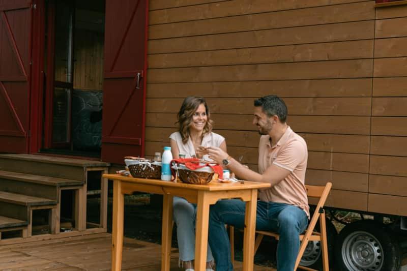 Roulottes Cocooning Au Coeur Des Landes Hotel Mees ภายนอก รูปภาพ